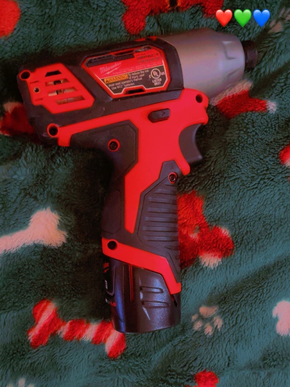 Milwaukee Red & Black Cordless Impact Driver